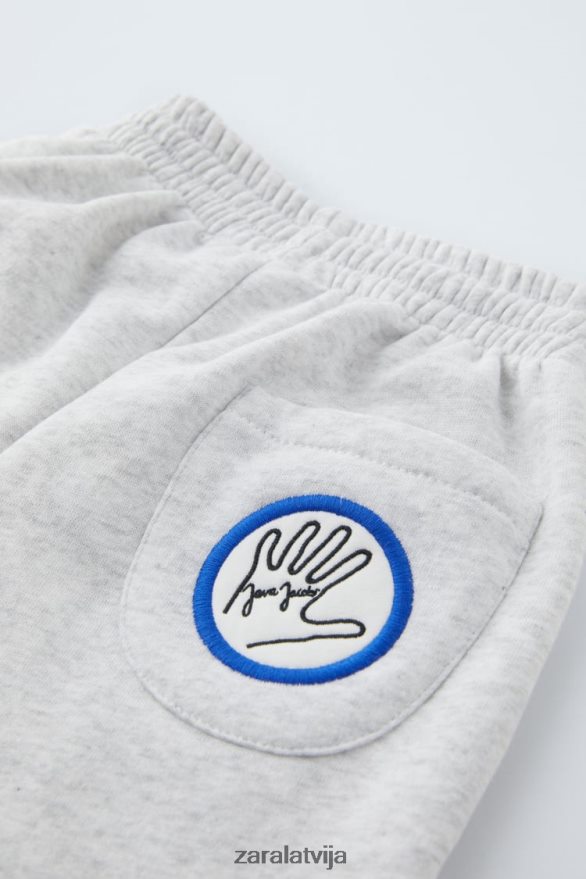 java jacobs bikses bērni Zara pelēkais merģelis 6ZTV401521 apģērbs