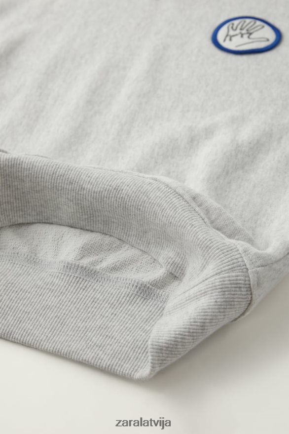 java jacobs sporta krekls bērni Zara pelēkais merģelis 6ZTV401516 apģērbs