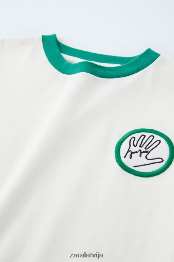 java jacobs t-krekls bērni Zara austeru balts 6ZTV401519 apģērbs