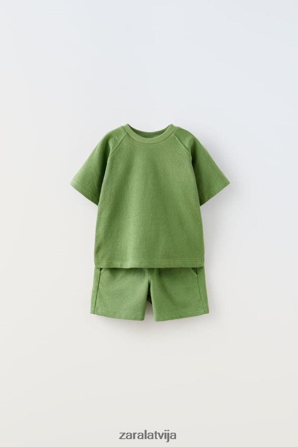 krepa treniņtērps bērni Zara zaļš 6ZTV401551 apģērbs