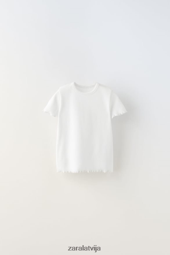 pamata rievota tvertnes augšdaļa bērni Zara balts 6ZTV401571 apģērbs