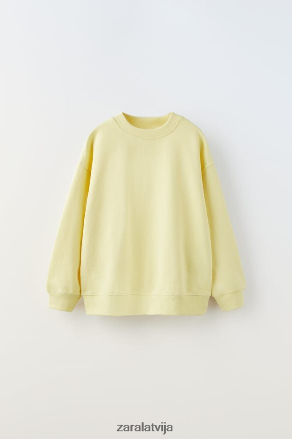 pamata sporta krekls bērni Zara dzeltens 6ZTV401528 apģērbs