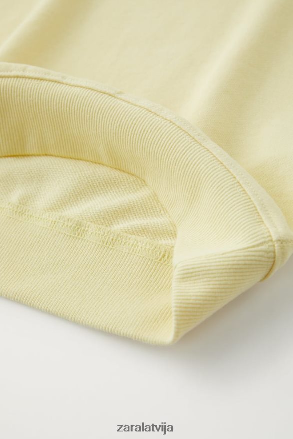 pamata sporta krekls bērni Zara dzeltens 6ZTV401528 apģērbs