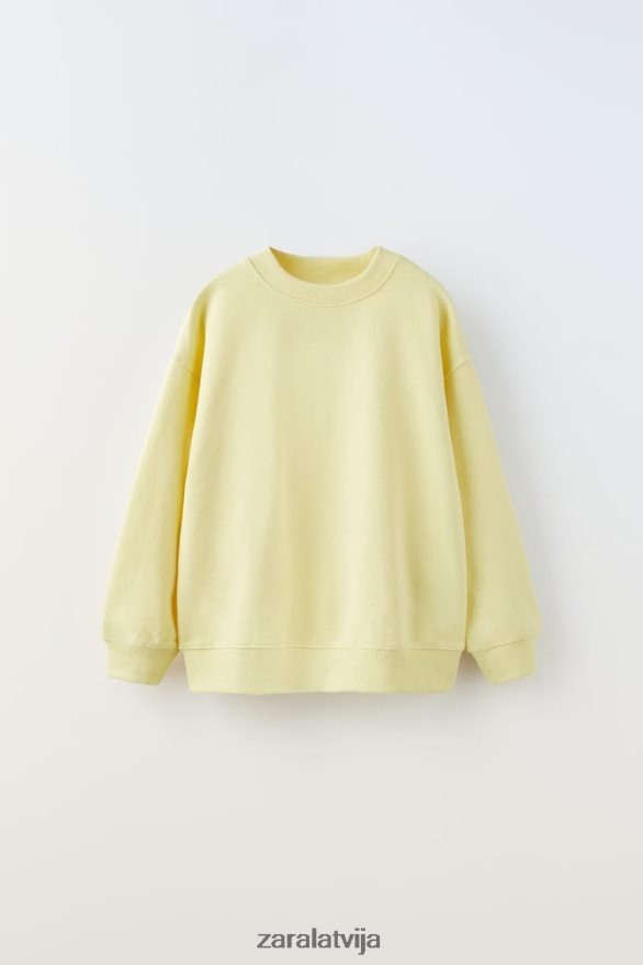 pamata sporta krekls bērni Zara dzeltens 6ZTV401528 apģērbs
