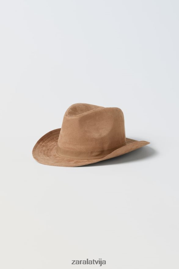 kostīmu kovboju cepure bērni Zara āda 6ZTV401613 apģērbs