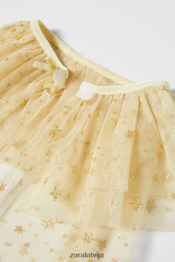 mazuļa/rhinestone pasaku apmetņa kostīms bērni Zara zeltaini 6ZTV401599 apģērbs