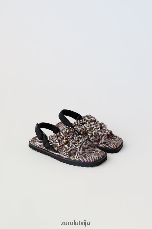 sandales ar mežģīnēm bērni Zara daudzkrāsains 6ZTV401603 apavi