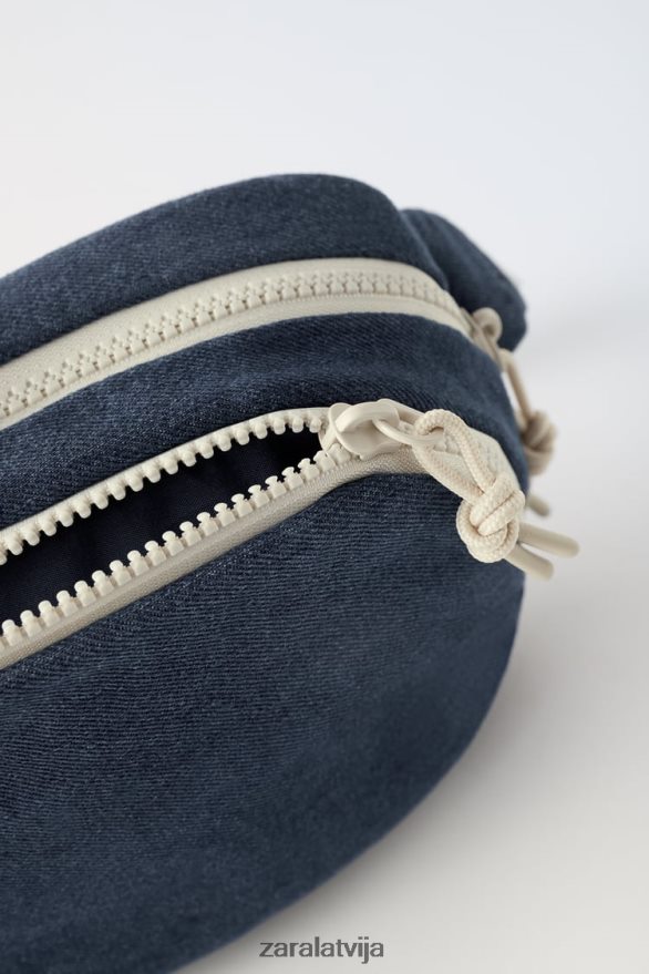 džinsa jostas soma bērni Zara džinsa zils 6ZTV401534 Piederumi