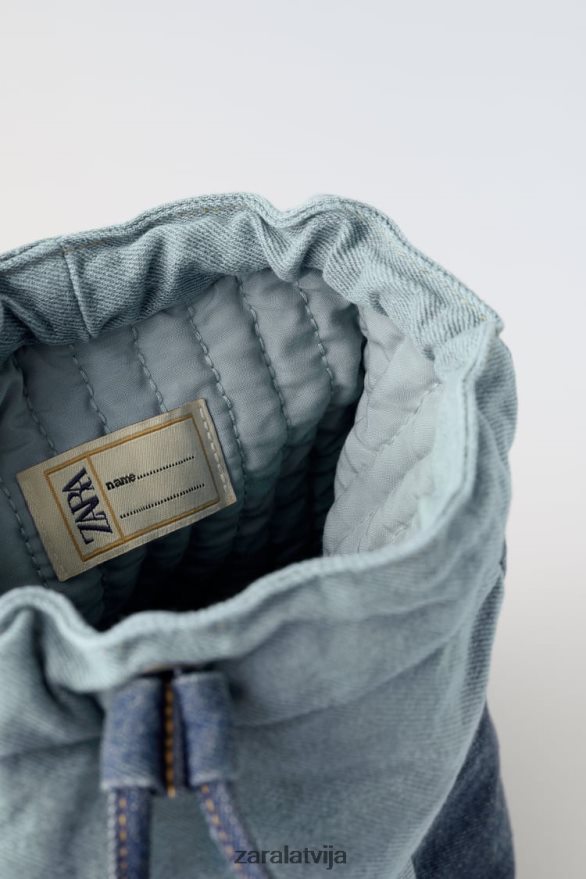 džinsa mugursoma bērni Zara zils 6ZTV401553 Piederumi