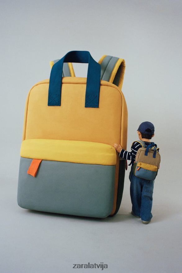 daudzkrāsaina stepēta mugursoma bērni Zara zils 6ZTV401556 Piederumi