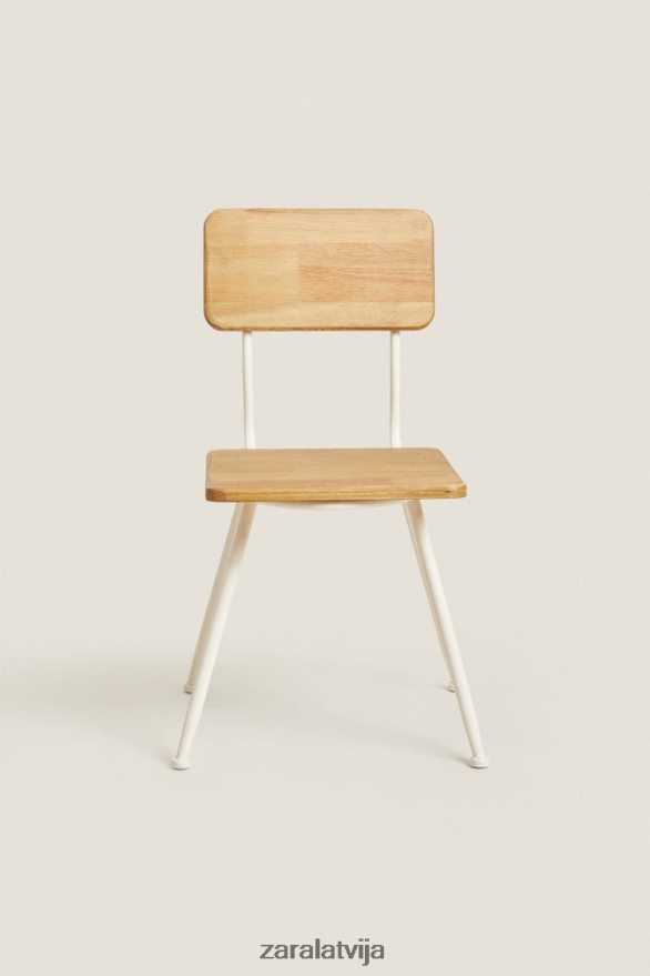 koka galda krēsls unisex Zara vaniļas 6ZTV401579 Piederumi