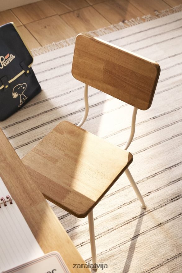 koka galda krēsls unisex Zara vaniļas 6ZTV401579 Piederumi
