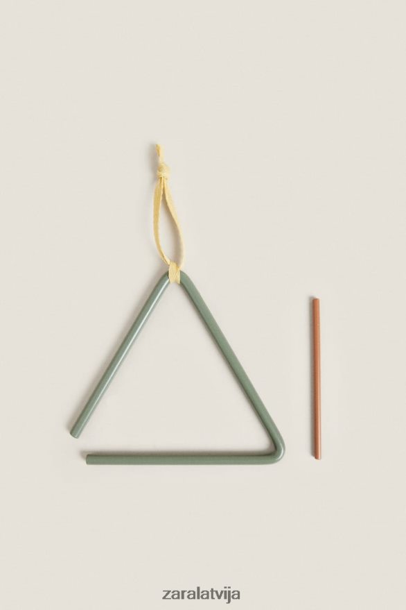 muzikāla trīsstūra rotaļlieta unisex Zara jūras zaļa 6ZTV401589 Piederumi
