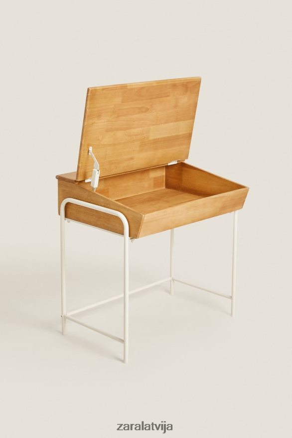 rakstāmgalds ar glabātuvi unisex Zara vaniļas 6ZTV401578 Piederumi