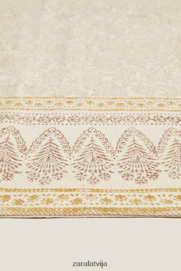 bloku apdrukas paklājs unisex Zara daudzkrāsains 6ZTV401638 Piederumi