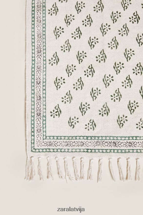 bloku apdrukas paklājs unisex Zara daudzkrāsains 6ZTV401642 Piederumi