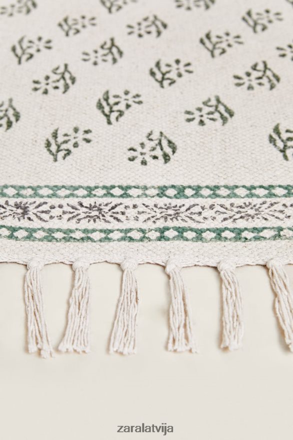 bloku apdrukas paklājs unisex Zara daudzkrāsains 6ZTV401642 Piederumi