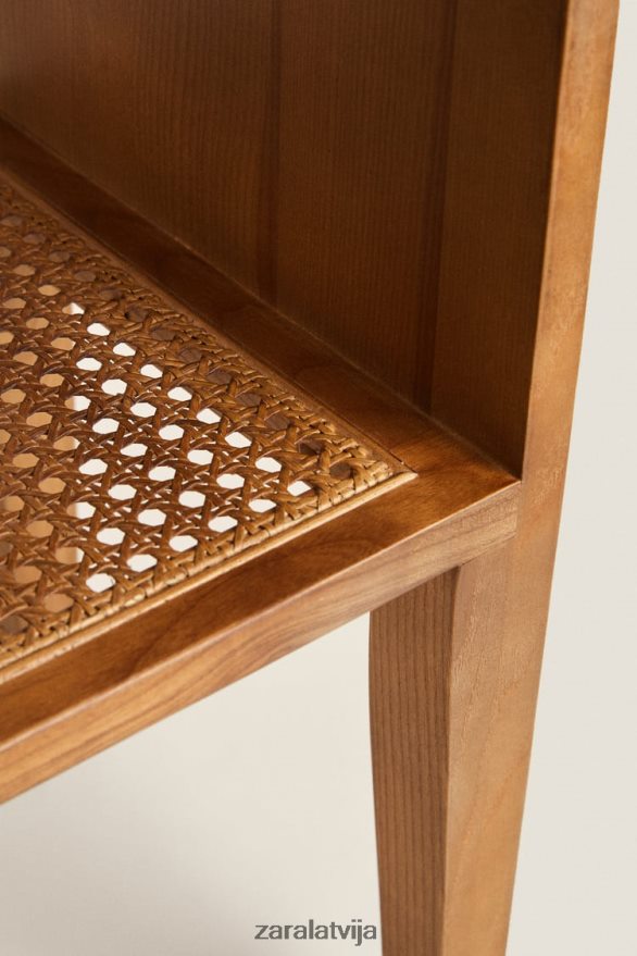 koka naktsgaldiņš unisex Zara brūns 6ZTV401630 Piederumi