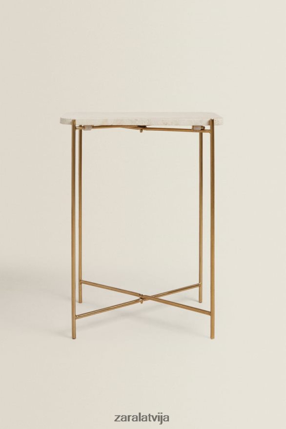 marmora sānu galds unisex Zara krēms 6ZTV401632 Piederumi