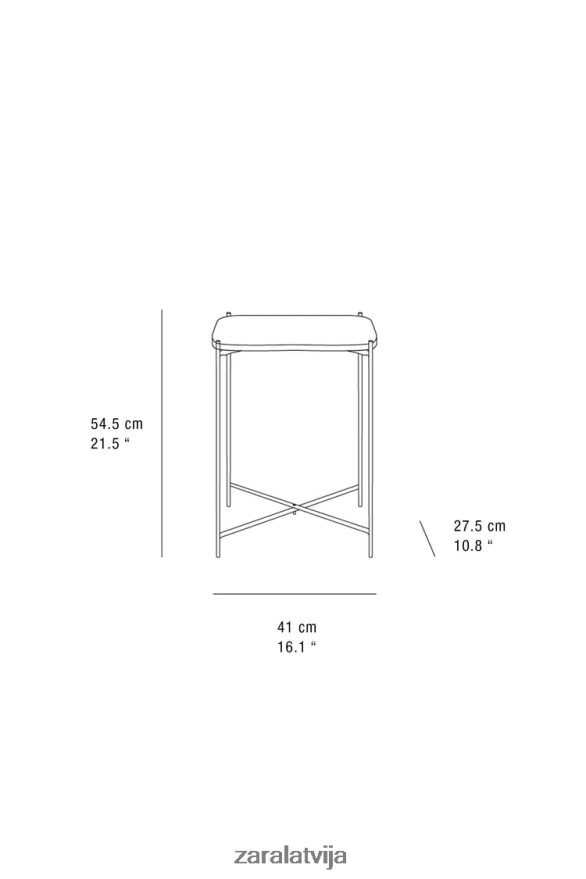 marmora sānu galds unisex Zara krēms 6ZTV401632 Piederumi