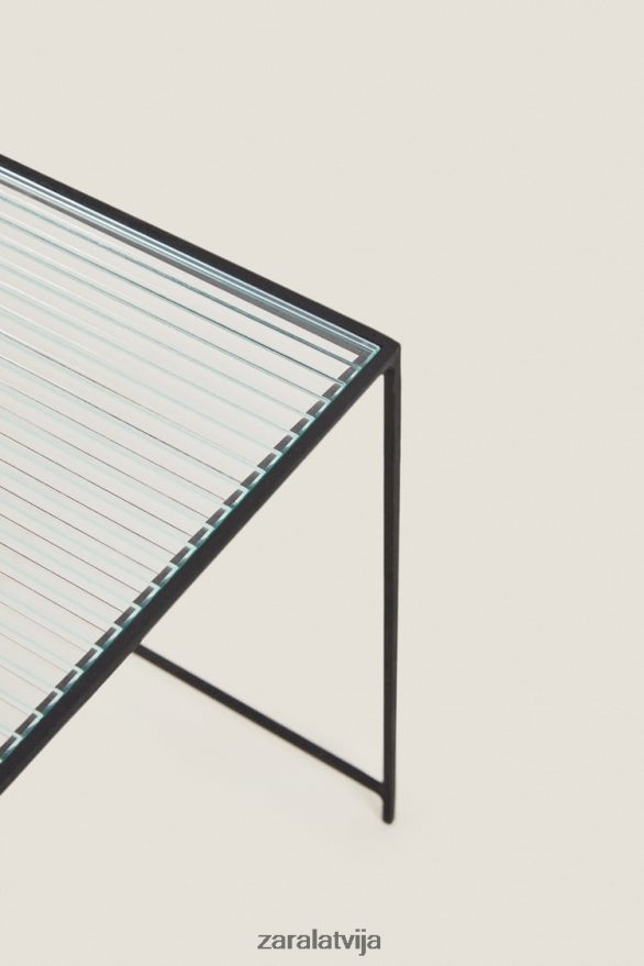 metāla un stikla galds unisex Zara melns 6ZTV401636 Piederumi