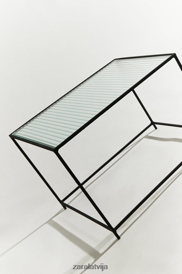 metāla un stikla galds unisex Zara melns 6ZTV401636 Piederumi