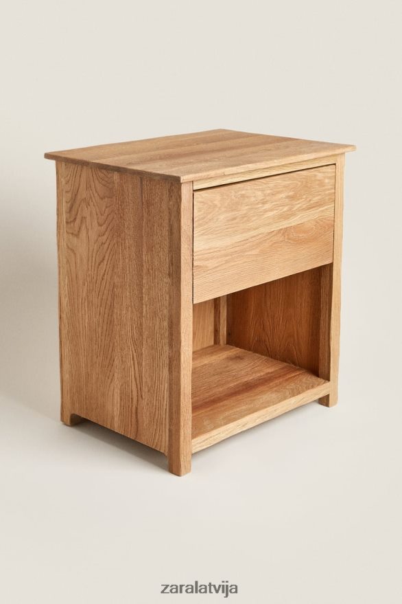 ozolkoka naktsgaldiņš unisex Zara gaiši bēšs 6ZTV401628 Piederumi