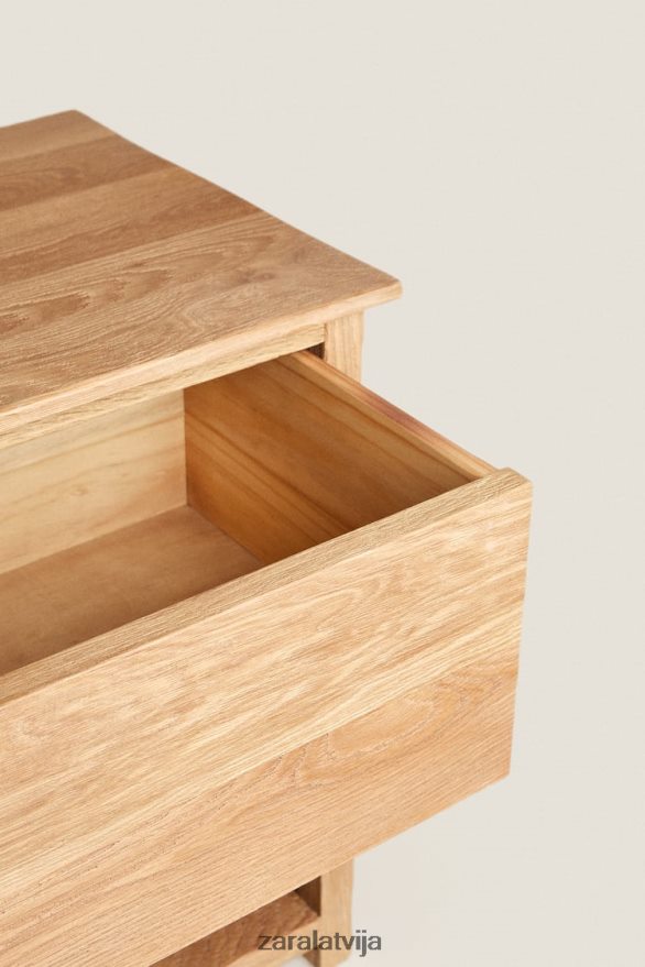 ozolkoka naktsgaldiņš unisex Zara gaiši bēšs 6ZTV401628 Piederumi