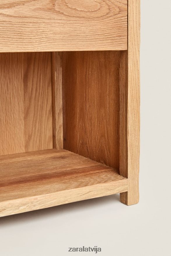 ozolkoka naktsgaldiņš unisex Zara gaiši bēšs 6ZTV401628 Piederumi