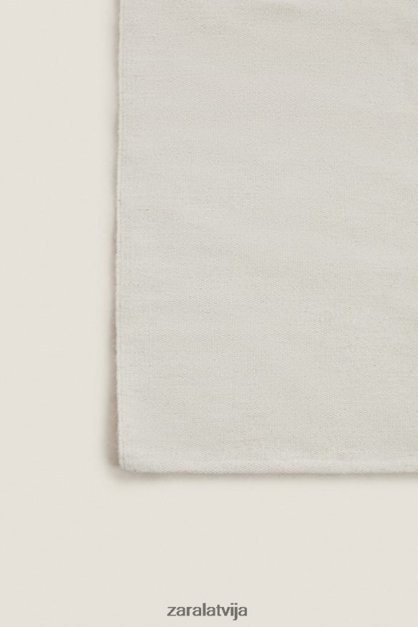 vilnas maisījuma paklājs unisex Zara ekru 6ZTV401650 Piederumi