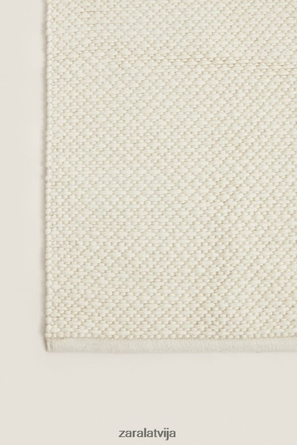 vilnas paklājs unisex Zara austeru balts 6ZTV401654 Piederumi