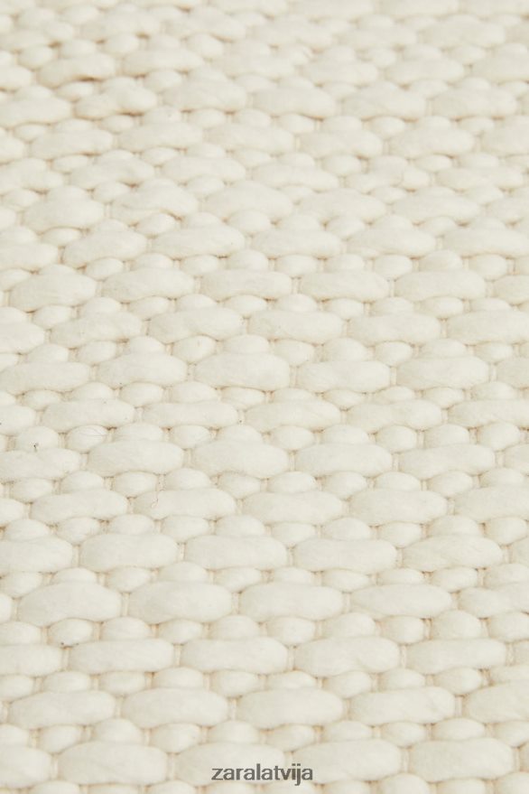 vilnas paklājs unisex Zara austeru balts 6ZTV401654 Piederumi