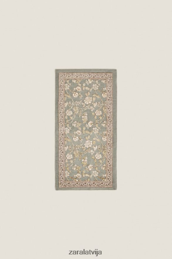 ziedu apdrukas bloku paklājs unisex Zara daudzkrāsains 6ZTV401641 Piederumi