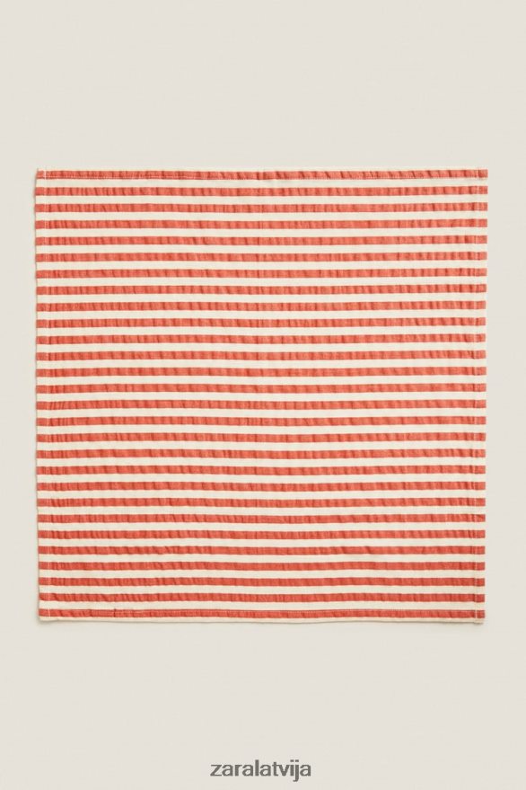 svītrainās salvetes (2 iepakojumā) unisex Zara rūsgans 6ZTV401671 Piederumi