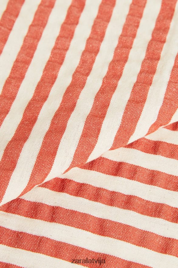 svītrainās salvetes (2 iepakojumā) unisex Zara rūsgans 6ZTV401671 Piederumi