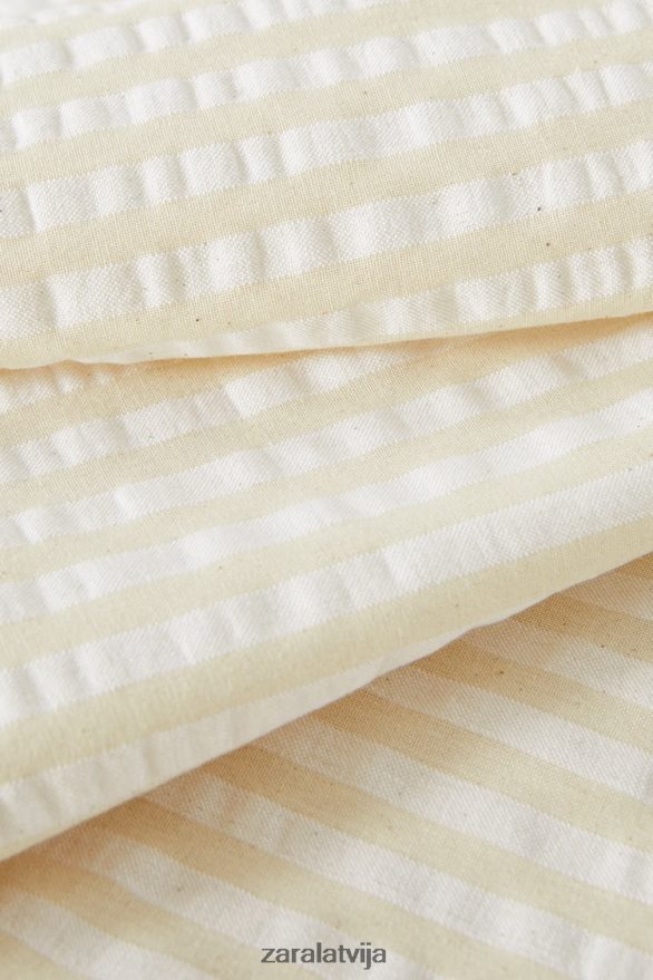 svītrains galdauts unisex Zara ekru 6ZTV401670 Piederumi