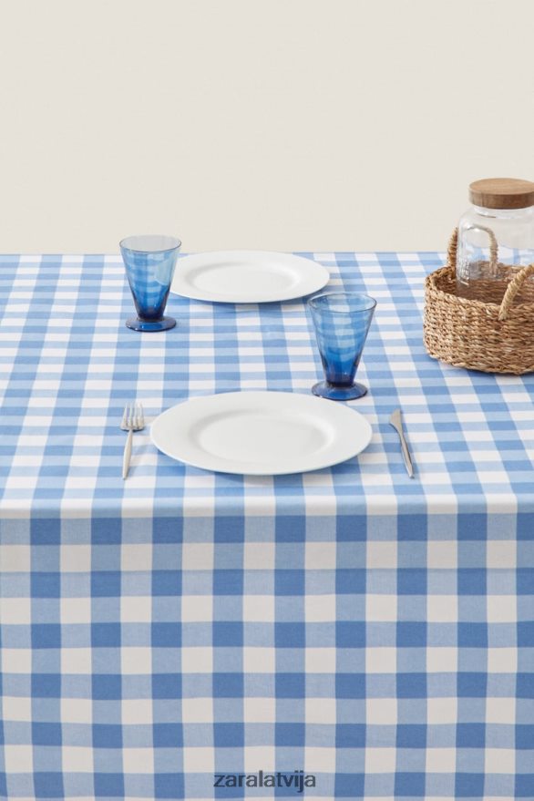 sveķu pārbaudes galdauts unisex Zara zils 6ZTV401668 Piederumi