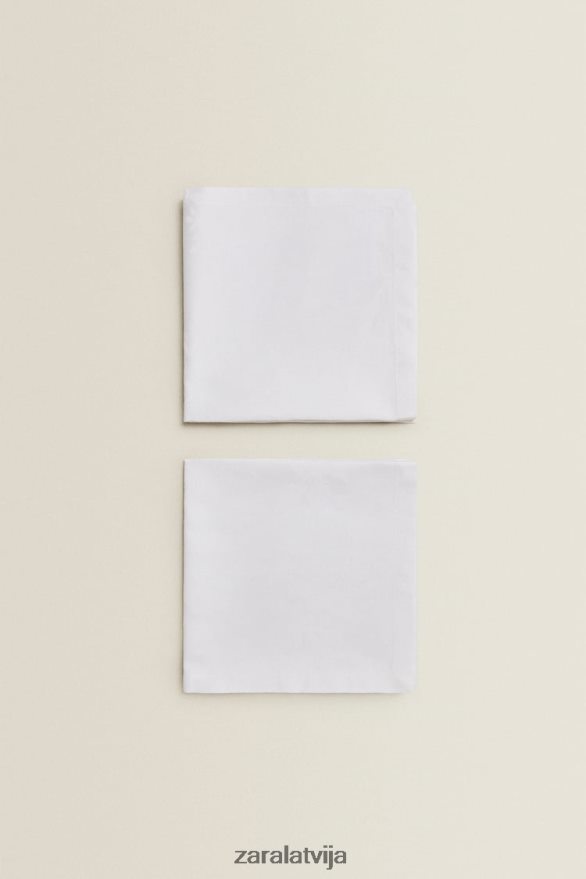 ziedu žakarda salvete (2 iepakojumā) unisex Zara balts 6ZTV401679 Piederumi