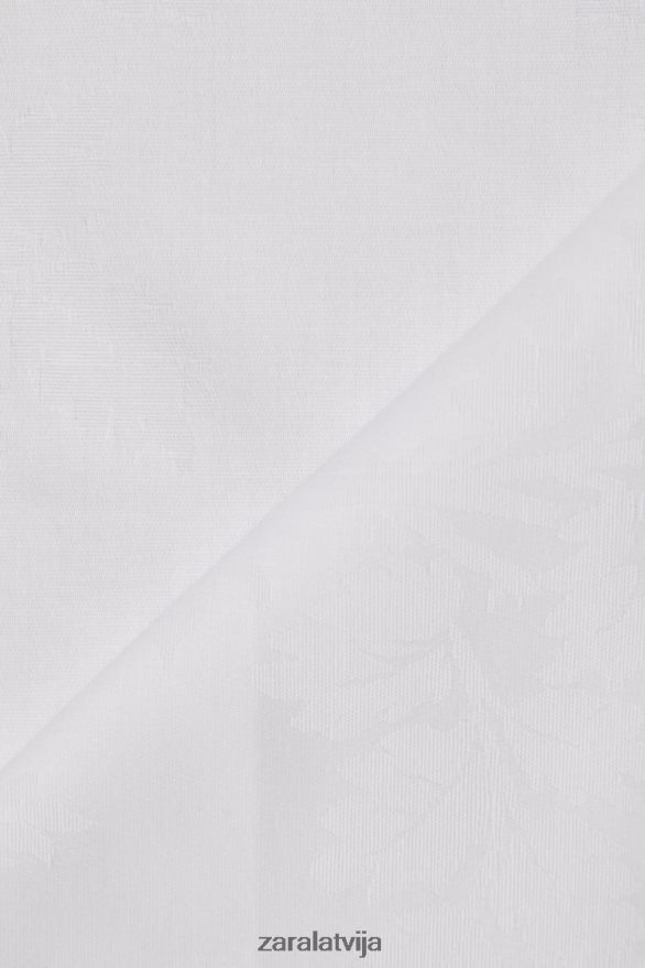 ziedu žakarda salvete (2 iepakojumā) unisex Zara balts 6ZTV401679 Piederumi