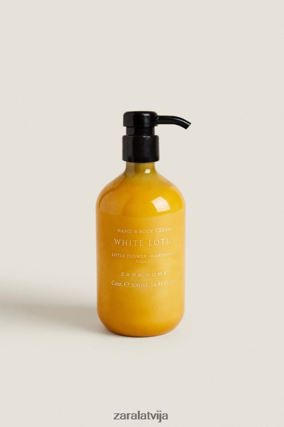 (16,91 unces) baltā lotosa roku un ķermeņa krēms unisex Zara intensīvi sarkans 6ZTV401770 Piederumi