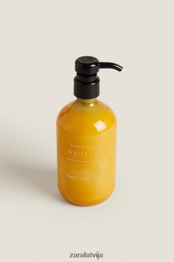 (16,91 unces) baltā lotosa roku un ķermeņa krēms unisex Zara intensīvi sarkans 6ZTV401770 Piederumi