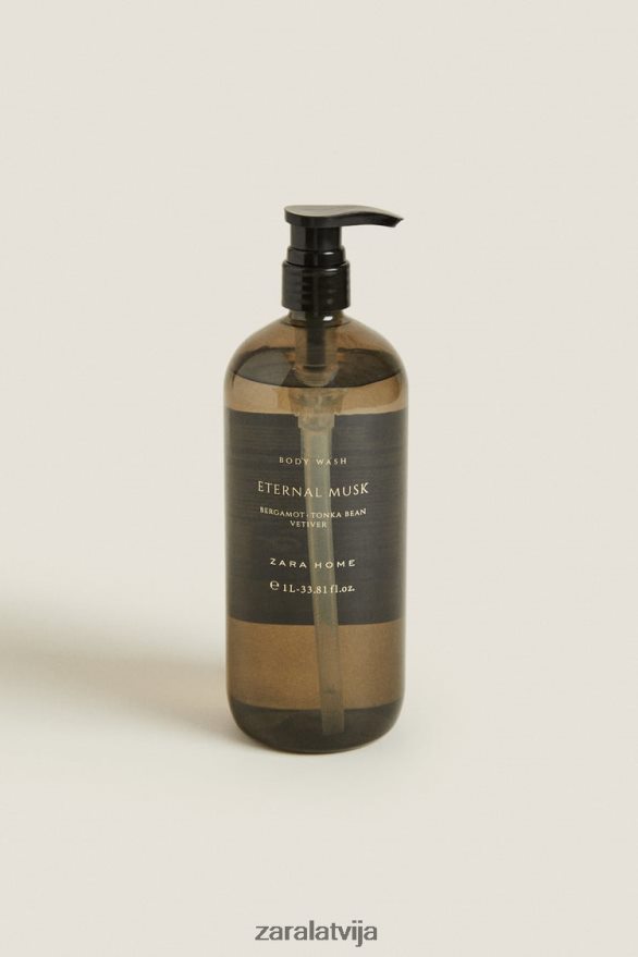 (34 unces) mūžīgās muskusa šķidrās ķermeņa ziepes unisex Zara pelēks 6ZTV401774 Piederumi