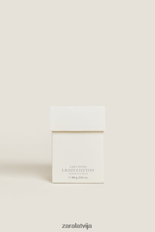 (80 g) viegla kokvilnas aromātiskā svece unisex Zara akmens 6ZTV401760 Piederumi