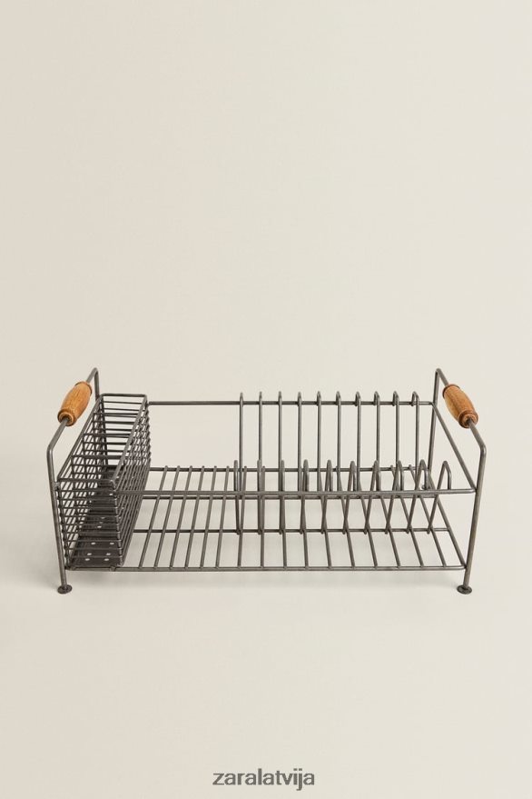 dzelzs un akācijas koka žāvēšanas statīvs unisex Zara tērauda 6ZTV401784 Piederumi