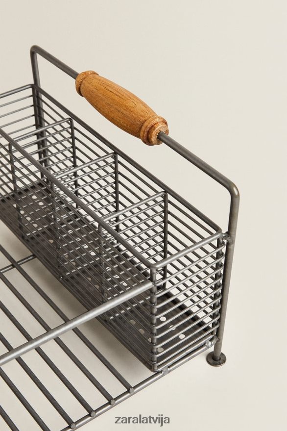 dzelzs un akācijas koka žāvēšanas statīvs unisex Zara tērauda 6ZTV401784 Piederumi