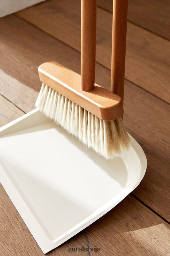 koka putekļu pannas un suku komplekts unisex Zara balts 6ZTV401778 Piederumi