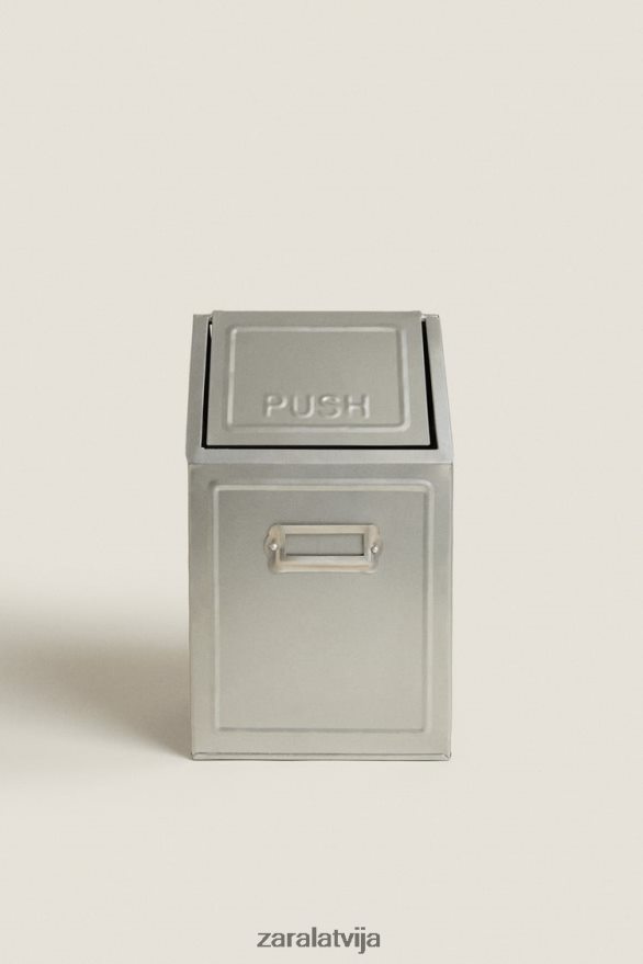 makulatūras grozs ar vāku (169 unces) unisex Zara tērauda 6ZTV401777 Piederumi