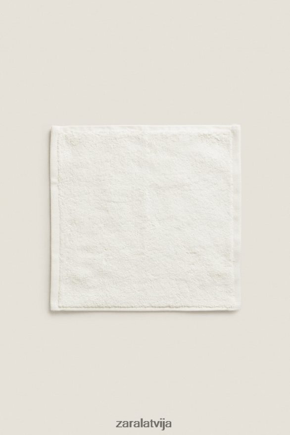 (3 iepakojumā) augstākās kvalitātes kokvilnas dvieļi unisex Zara ziloņkauls 6ZTV401726 Piederumi