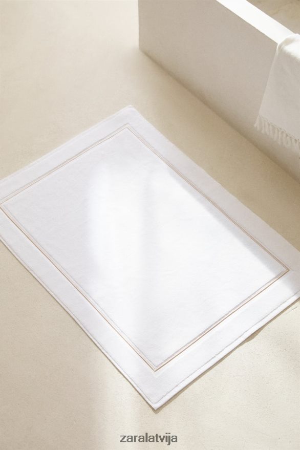 ķemmētas malas vannas paklājiņš unisex Zara bēšs 6ZTV401729 Piederumi