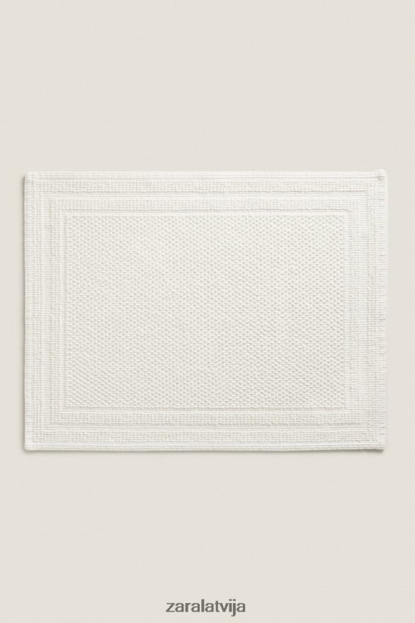 kokvilnas vannas paklājiņš unisex Zara ziloņkauls 6ZTV401701 Piederumi